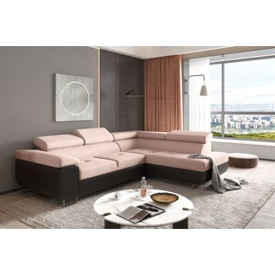 Fun Moebel Ecksofa Sofa JADE Stoff Soft / Monolith Schwarz-Beige mit Schlaffunktion Otto... Fun Moebel Ecksofa Sofa JADE Stoff Soft / Monolith Schwarz-Beige mit Schlaffunktion Otto...
