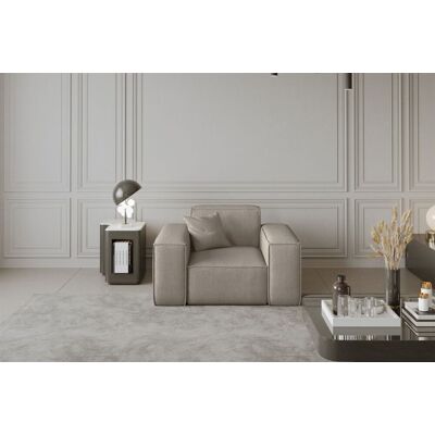 Fun Moebel Sessel Designersessel CELES in Stoff Scala Beige Fun Moebel Sessel Designersessel CELES in Stoff Scala Beige