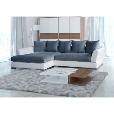Fun Moebel - TORRIS L-Form - Weiss-Anthrazit - Sofa set Fun Moebel - TORRIS L-Form - Weiss-Anthrazit - Sofa set