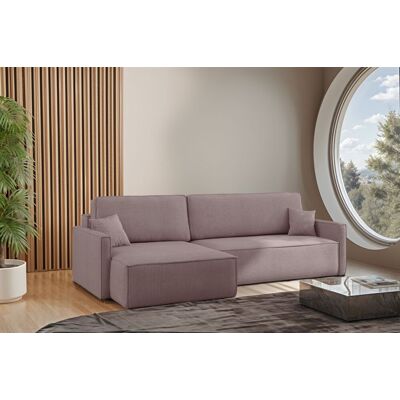 Fun Moebel Ecksofa Schlafsofa Sofa LOUIS Stoff Scala Lavendel Ottomane Links Fun Moebel Ecksofa Schlafsofa Sofa LOUIS Stoff Scala Lavendel Ottomane Links