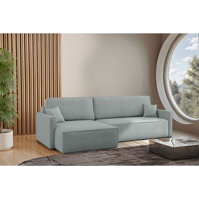Fun Moebel Ecksofa Schlafsofa Sofa LOUIS Stoff Scala Saphire Ottomane Links Fun Moebel Ecksofa Schlafsofa Sofa LOUIS Stoff Scala Saphire Ottomane Links