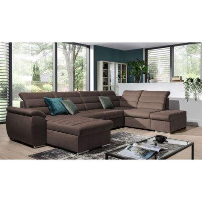 Fun Moebel - PASCARA - Braun - U-Form - Sofa Fun Moebel - PASCARA - Braun - U-Form - Sofa