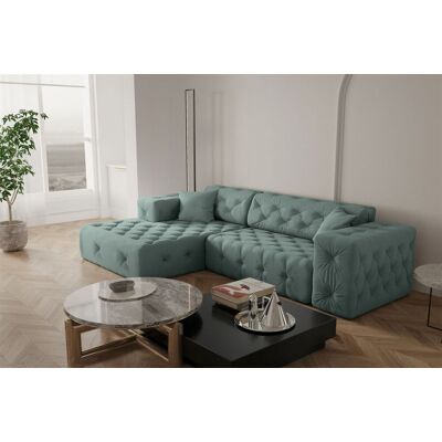 Fun Moebel - CHANTAL - Opera Velvet - Saphir - Sofa Fun Moebel - CHANTAL - Opera Velvet - Saphir - Sofa
