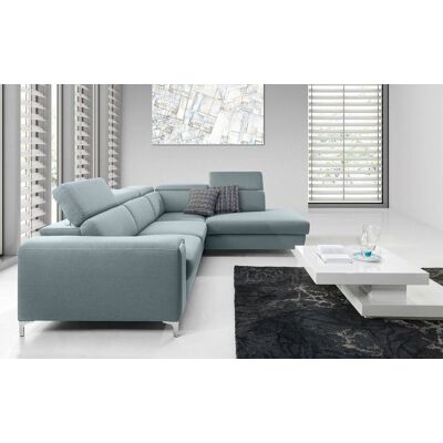 Fun Moebel Ecksofa Sofa STELLA XL mit Schlaffunktion Mintgrün Ottomane Rechts Fun Moebel Ecksofa Sofa STELLA XL mit Schlaffunktion Mintgrün Ottomane Rechts