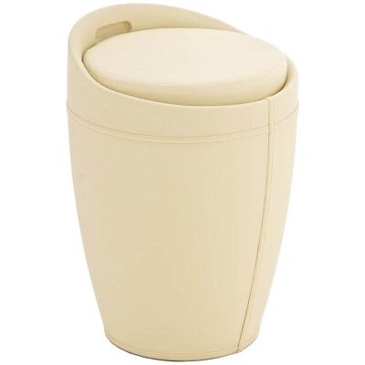 Fun Moebel Sitzhocker - Amy - Hocker Sessel Kunstleder Creme 30x30 cm Fun Moebel Sitzhocker - Amy - Hocker Sessel Kunstleder Creme 30x30 cm