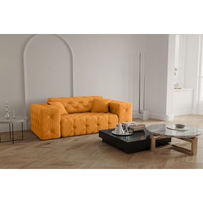 Fun Moebel - CHANTAL - Opera Velvet - Gelb - Sofa Fun Moebel - CHANTAL - Opera Velvet - Gelb - Sofa