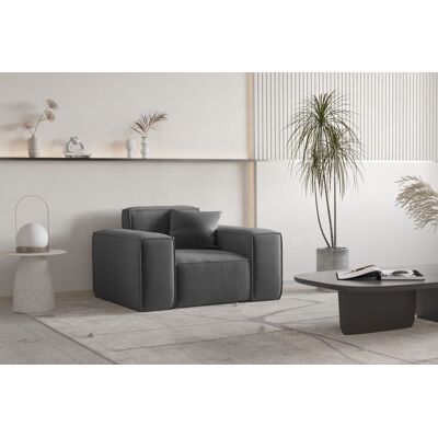 Fun Moebel Sessel Designersessel CELES PREMIUM in Stoff Opera Velvet Dunkelgrau Fun Moebel Sessel Designersessel CELES PREMIUM in Stoff Opera Velvet Dunkelgrau