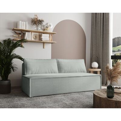 Fun Möbel Sofa Designersofa EMMA 3-Sitzer mit Schlaffunktion in Stoff Zoom Mintgrün Fun Möbel Sofa Designersofa EMMA 3-Sitzer mit Schlaffunktion in Stoff Zoom Mintgrün