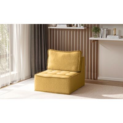 Fun Möbel Sessel SANDE 1-Sitzer Modul Stoff Raven Honiggelb Fun Möbel Sessel SANDE 1-Sitzer Modul Stoff Raven Honiggelb