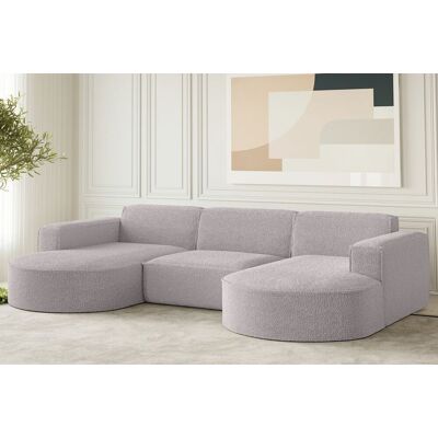 Fun Möbel Wohnlandschaft U-Form Sofa PALMA in Stoff Ascot Rose Fun Möbel Wohnlandschaft U-Form Sofa PALMA in Stoff Ascot Rose
