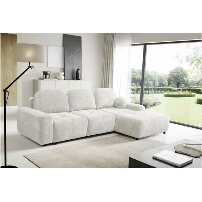 Fun Möbel Ecksofa Schlafsofa Sofa ARGOS in Stoff Vibe Creme Ottomane Rechts Fun Möbel Ecksofa Schlafsofa Sofa ARGOS in Stoff Vibe Creme Ottomane Rechts