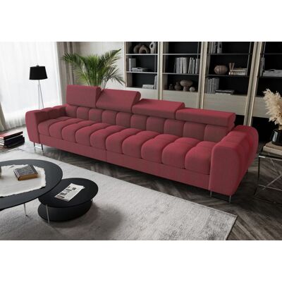 Fun Moebel Big Sofa Sofa 4-Sitzer BASTIEN Megasofa in Stoff Gemma Rot Fun Moebel Big Sofa Sofa 4-Sitzer BASTIEN Megasofa in Stoff Gemma Rot