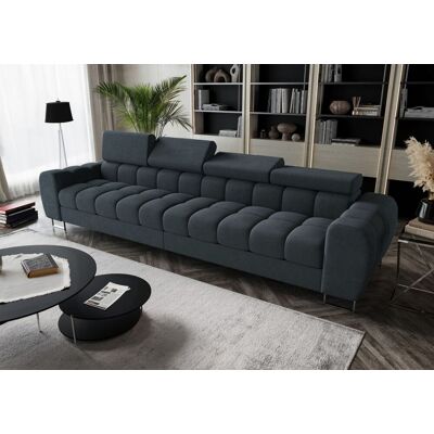 Fun Moebel Big Sofa Sofa 4-Sitzer BASTIEN Megasofa in Stoff Moly Graphit Fun Moebel Big Sofa Sofa 4-Sitzer BASTIEN Megasofa in Stoff Moly Graphit