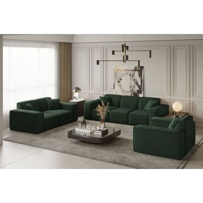 Fun Moebel - CELES - Opera Velvet - Grün - Sofaset Fun Moebel - CELES - Opera Velvet - Grün - Sofaset