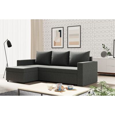 Fun Moebel Ecksofa Sofa MERLE mit Schlaffunktion in div. Farbvarianten Ottomane Links Fun Moebel Ecksofa Sofa MERLE mit Schlaffunktion in div. Farbvarianten Ottomane Links