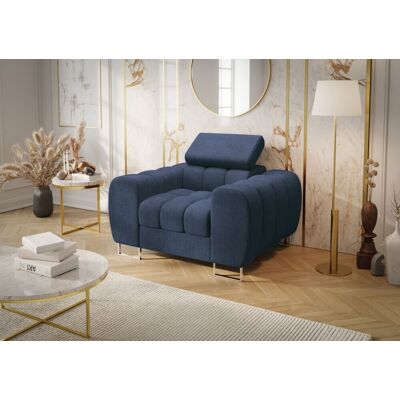 Fun Moebel Sessel Designersessel BASTIEN in Stoff Moly Dunkelblau Fun Moebel Sessel Designersessel BASTIEN in Stoff Moly Dunkelblau