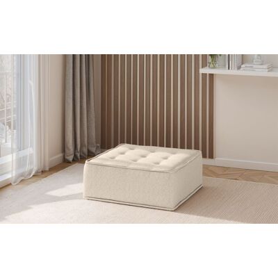 Fun Möbel Polsterhocker Modul SANDE Stoff Raven Creme Fun Möbel Polsterhocker Modul SANDE Stoff Raven Creme