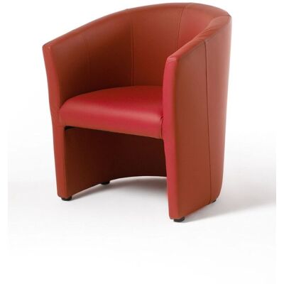 Fun Moebel Cocktailsessel Clubsessel Loungesessel Bürosessel - Salyn - Rot Fun Moebel Cocktailsessel Clubsessel Loungesessel Bürosessel - Salyn - Rot