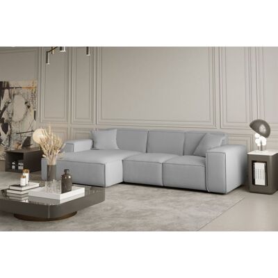 Fun Möbel - CELES - Opera Velvet - Hellgrau - Sofa Fun Möbel - CELES - Opera Velvet - Hellgrau - Sofa
