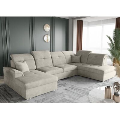 Fun Moebel - FREJA - Beige - Brooklyn - Sectional sofa Fun Moebel - FREJA - Beige - Brooklyn - Sectional sofa