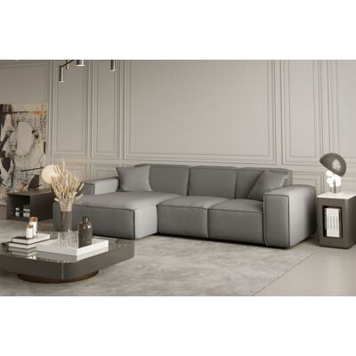 Fun Moebel - CELES - Silber-Grau - Opera Velvet - Sofa Fun Moebel - CELES - Silber-Grau - Opera Velvet - Sofa
