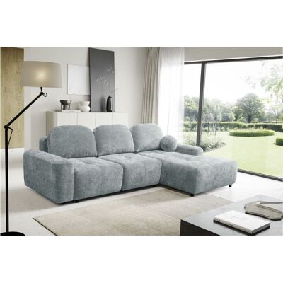 Fun Möbel Ecksofa Schlafsofa Sofa ARGOS in Stoff Vibe Blaugrau Ottomane Rechts Fun Möbel Ecksofa Schlafsofa Sofa ARGOS in Stoff Vibe Blaugrau Ottomane Rechts