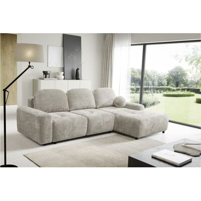 Fun Möbel Ecksofa Schlafsofa Sofa ARGOS in Stoff Vibe Beige Ottomane Rechts Fun Möbel Ecksofa Schlafsofa Sofa ARGOS in Stoff Vibe Beige Ottomane Rechts