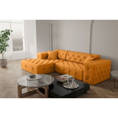 Fun Möbel - CHANTAL - Gelb - Linke Ottomane - Sectional sofa Fun Möbel - CHANTAL - Gelb - Linke Ottomane - Sectional sofa
