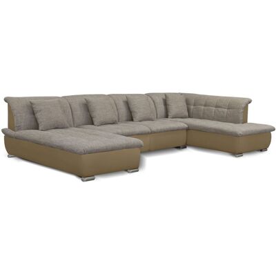 Fun Moebel - NICOLE - Sand/Cappuccino - Sofa-Gruppe Fun Moebel - NICOLE - Sand/Cappuccino - Sofa-Gruppe