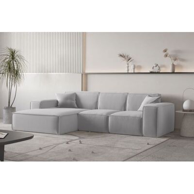 Fun Moebel LAGERDEAL Ecksofa Designersofa CELES PREMIUM Stoff Opera Velvet Hellgrau Otto... Fun Moebel LAGERDEAL Ecksofa Designersofa CELES PREMIUM Stoff Opera Velvet Hellgrau Otto...