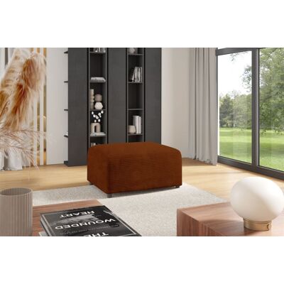Fun Möbel Polsterhocker Designerhocker Hocker MEGAN in Stoff Poso Rostbraun Fun Möbel Polsterhocker Designerhocker Hocker MEGAN in Stoff Poso Rostbraun