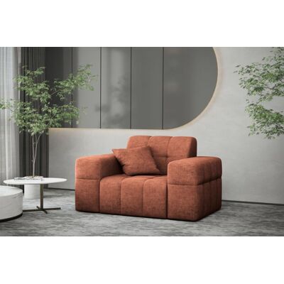 Fun Möbel Sessel Designersessel NANCY in Stoff Perfekt Harmony Rostbraun Fun Möbel Sessel Designersessel NANCY in Stoff Perfekt Harmony Rostbraun