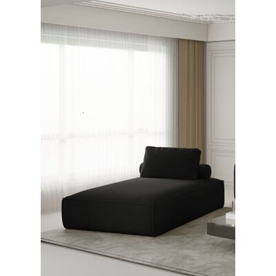 Fun Moebel Chaiselongue Sezlong Liege CELES in Stoff Opera Velvet Schwarz Fun Moebel Chaiselongue Sezlong Liege CELES in Stoff Opera Velvet Schwarz
