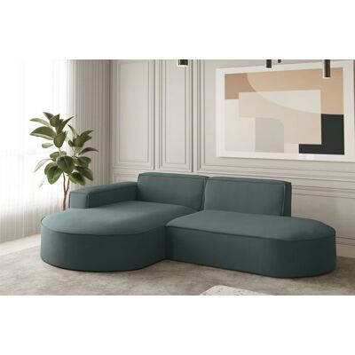 Fun Moebel - PALMA XS - Opalgrün - Ottomane Links - Sofa Fun Moebel - PALMA XS - Opalgrün - Ottomane Links - Sofa