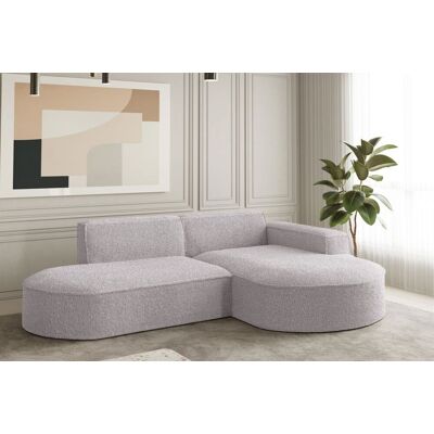 Fun Moebel - PALMA XS - Rose - Ottomane Rechts - Sofa Fun Moebel - PALMA XS - Rose - Ottomane Rechts - Sofa