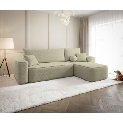 Fun Möbel Ecksofa Schlafsofa Sofa AGEPO Stoff Quelle Latte Ottomane Rechts Fun Möbel Ecksofa Schlafsofa Sofa AGEPO Stoff Quelle Latte Ottomane Rechts