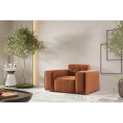 Fun Möbel Sessel Designersessel CESINA in Stoff Perfect Harmony Rostbraun Fun Möbel Sessel Designersessel CESINA in Stoff Perfect Harmony Rostbraun
