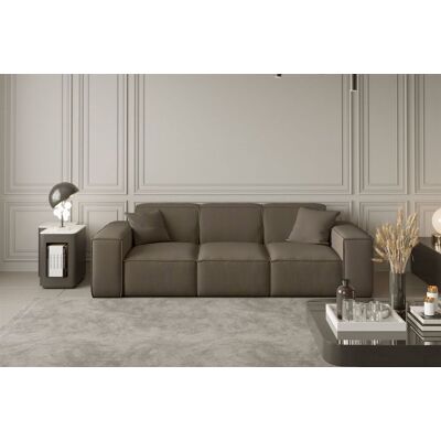 Fun Moebel CELES - Taupe Opera Velvet - 3-Sitzer Sofa Fun Moebel CELES - Taupe Opera Velvet - 3-Sitzer Sofa