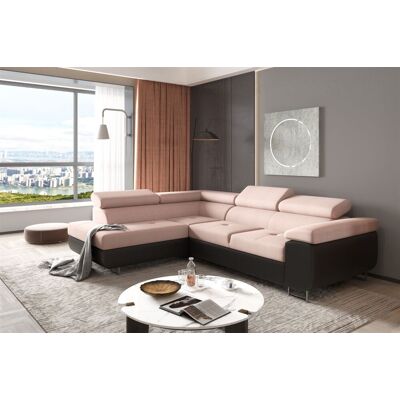 Fun Moebel Ecksofa Sofa JADE Stoff Soft / Monolith Schwarz-Beige mit Schlaffunktion Otto... Fun Moebel Ecksofa Sofa JADE Stoff Soft / Monolith Schwarz-Beige mit Schlaffunktion Otto...