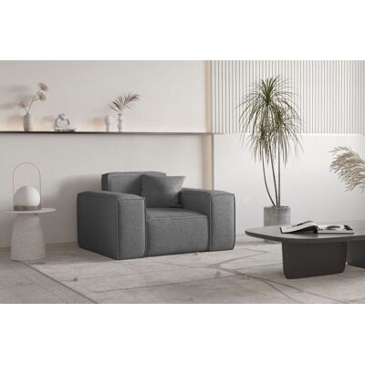 Fun Moebel Sessel Designersessel CELES PREMIUM in Stoff Ascot Bukla Graphit Fun Moebel Sessel Designersessel CELES PREMIUM in Stoff Ascot Bukla Graphit