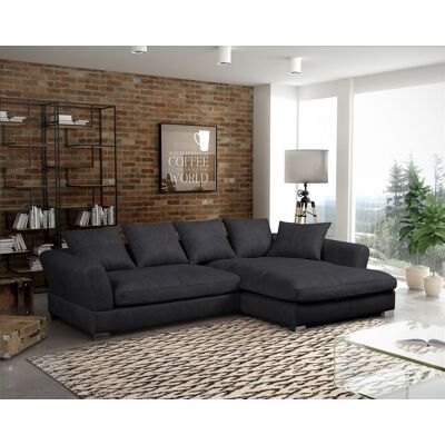 Fun Moebel - TIZIAN - L-Form - Anthrazit - Sofa set Fun Moebel - TIZIAN - L-Form - Anthrazit - Sofa set