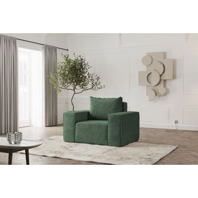 Fun Möbel Sessel Designersessel ESTELLE in Stoff Abriamo Grün Fun Möbel Sessel Designersessel ESTELLE in Stoff Abriamo Grün