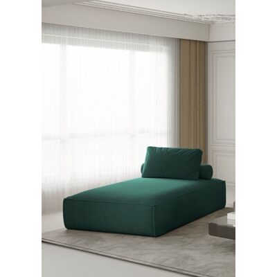 Fun Moebel Chaiselongue Sezlong Liege CELES in Stoff Opera Velvet Petrol Fun Moebel Chaiselongue Sezlong Liege CELES in Stoff Opera Velvet Petrol