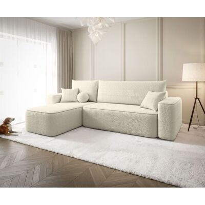 Fun Möbel Ecksofa Schlafsofa Sofa AGEPO Stoff Quelle Ecru Ottomane Links Fun Möbel Ecksofa Schlafsofa Sofa AGEPO Stoff Quelle Ecru Ottomane Links