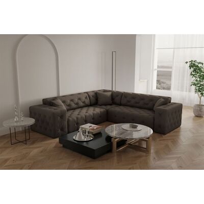 Fun Moebel - CHANTAL - Braun - Opera Velvet - Sofa Fun Moebel - CHANTAL - Braun - Opera Velvet - Sofa