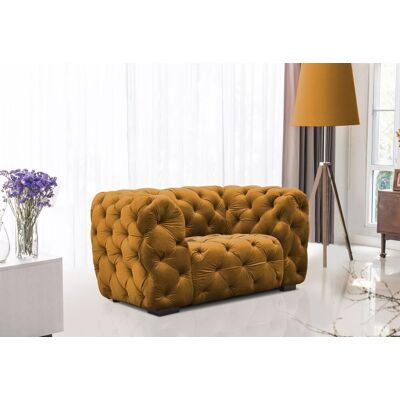 Fun Moebel Sessel Designersessel NATALIE in Stoff Riviera Goldgelb Fun Moebel Sessel Designersessel NATALIE in Stoff Riviera Goldgelb