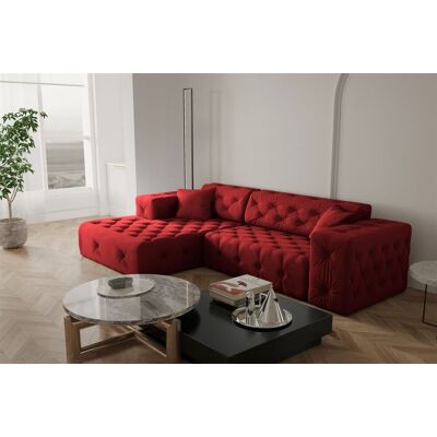 Fun Moebel - CHANTAL - Rubinrot - Opera Velvet - Sofa Fun Moebel - CHANTAL - Rubinrot - Opera Velvet - Sofa