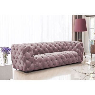 Fun Moebel OUTLET Sofa Designersofa NATALIE 3-Sitzer in Stoff Riviera Rose Fun Moebel OUTLET Sofa Designersofa NATALIE 3-Sitzer in Stoff Riviera Rose