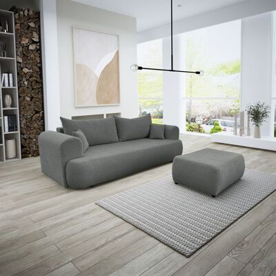 Fun Möbel Sofa Schlafsofa 3-Sitzer ANIKE inkl. Polsterhocker in Stoff Now or Never Dunk... Fun Möbel Sofa Schlafsofa 3-Sitzer ANIKE inkl. Polsterhocker in Stoff Now or Never Dunk...