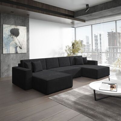 Fun Moebel Wohnlandschaft Schlafsofa Sofa CONOR PREMIUM Stoff Kronos Anthrazit Fun Moebel Wohnlandschaft Schlafsofa Sofa CONOR PREMIUM Stoff Kronos Anthrazit